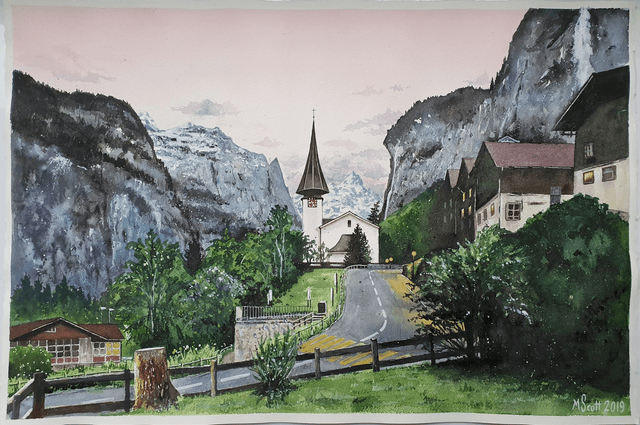 Lauterbrunnen valley - original
