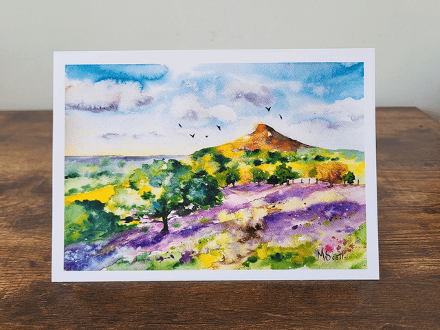 Roseberry Topping Bluebells - cards/prints