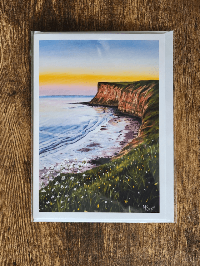 Saltburn Cliffs - cards/prints
