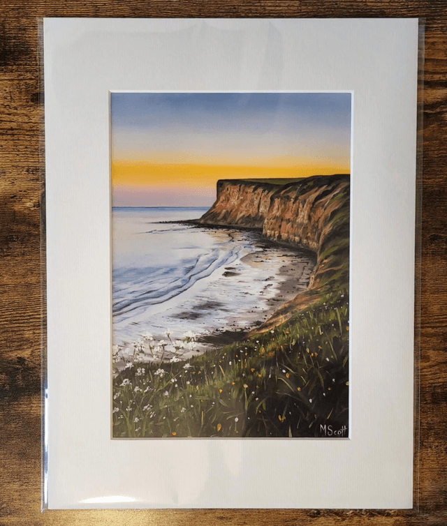 Saltburn Cliffs - cards/prints