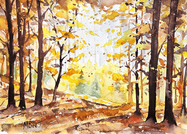 Autumn Woods - original