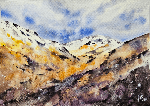 Snowy Peaks - original